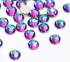 Swarovski стразы цветные SS5, голубая голография, 50 шт.