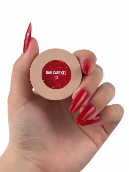 LOVIA CURE Nail Care Gel № 013 моделирующий гель с кератином и кальцием, 15 мл.