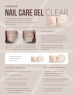 LOVIA CURE Nail Care Gel Clear прозрачный гель с кератином и кальцием, 15 мл.