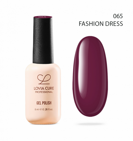 LOVIA CURE Гель-лак № 065, Fashion Dress, 8 мл.