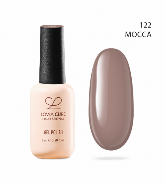 LOVIA CURE Гель-лак № 122, MOCCA, 8 мл.