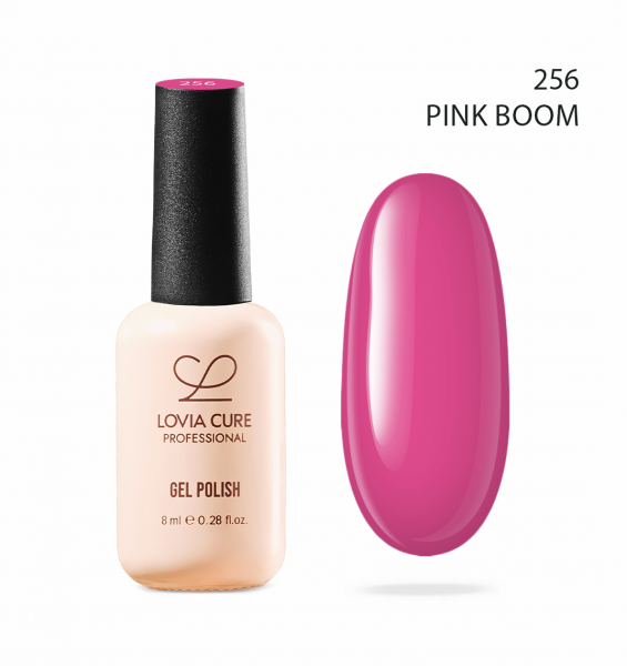 LOVIA CURE Гель-лак № 256, Pink Boom, 8 мл.