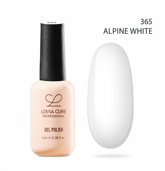 LOVIA CURE Гель-лак 365 Alpine White, 8 мл.