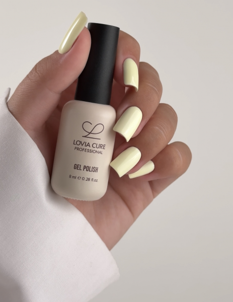 LOVIA CURE, Гель-лак 377 Сливочное масло, 8 мл.