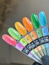 Nail Republic Витражный гель-лак № 563, Апельсиновый, 10 мл.