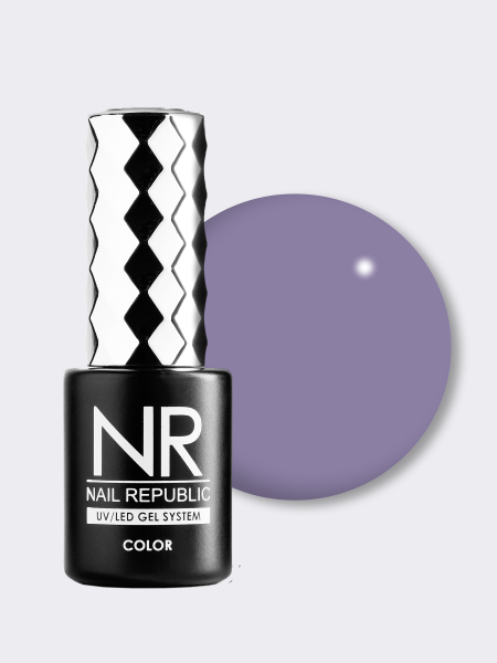 Nail Republic Гель-лак № 099, Платиново-серый, 10 мл.
