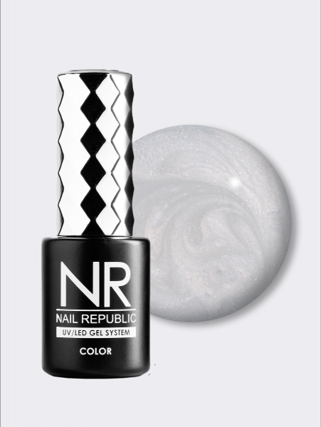 Nail Republic Гель-лак PEARL PRINT  № 010, Жемчужный, 10 мл.
