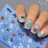 Fashion Nails слайдер-дизайн № W64 - Бабочки. Цветы
